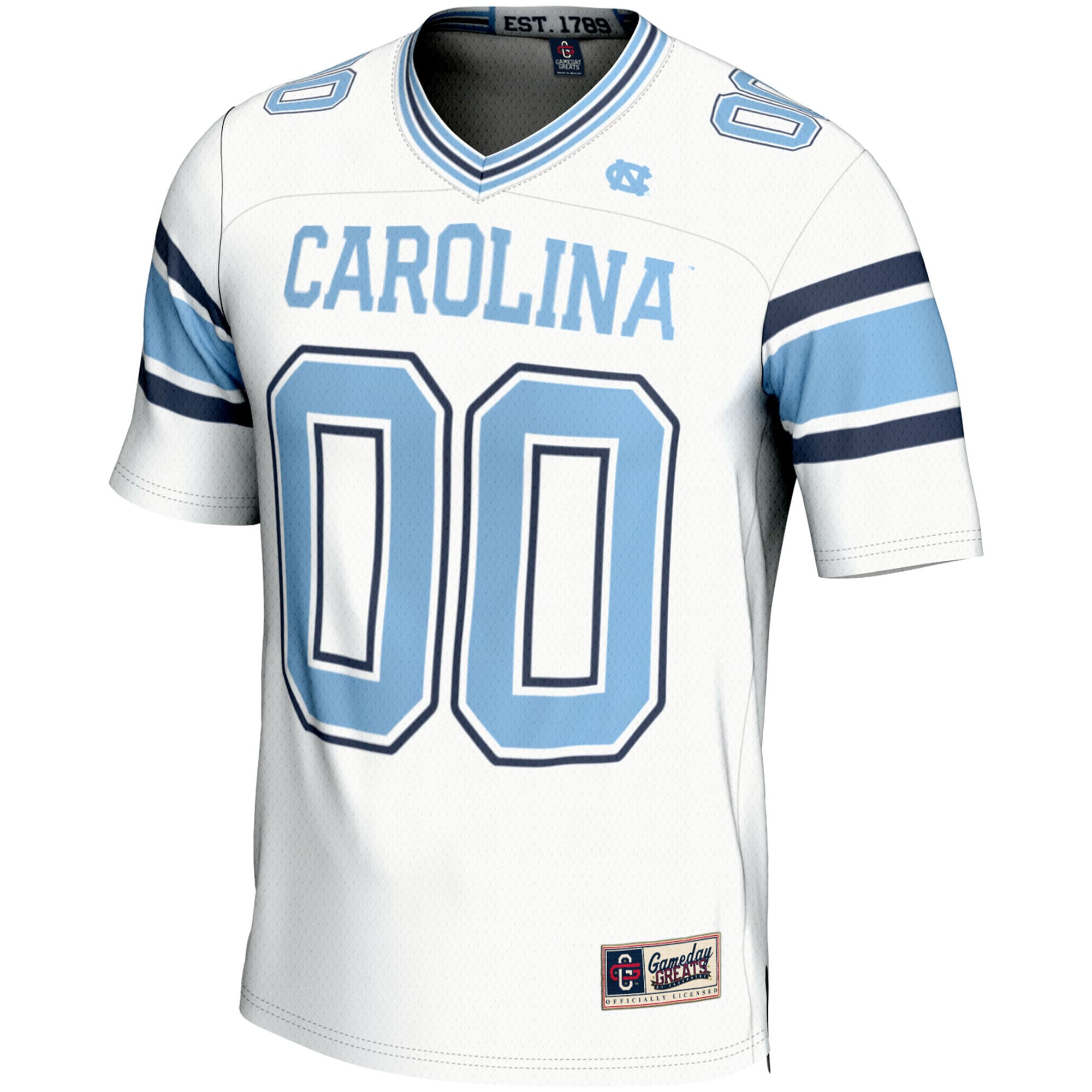 [DDG] North Carolina Tar Heels GameDay Greats Youth NIL Pick-A-Player Football Jersey - White