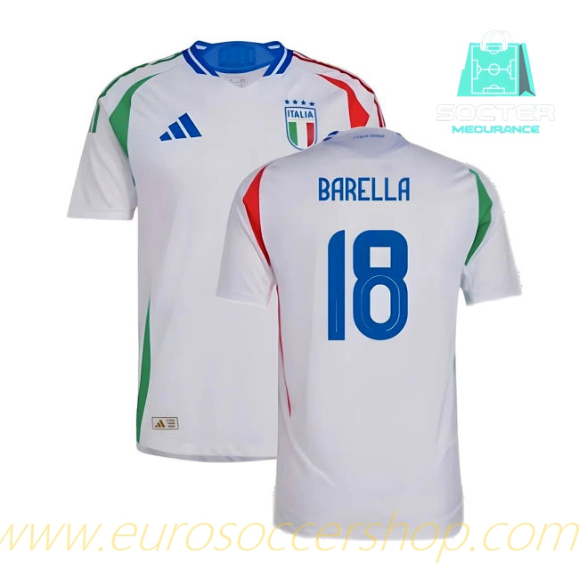 2024-2025 Season Italy Away Kit (BARELLA 18)