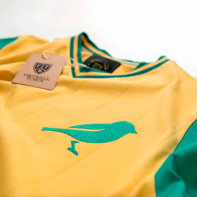 Norwich The Canary Home Retro Football Jersey