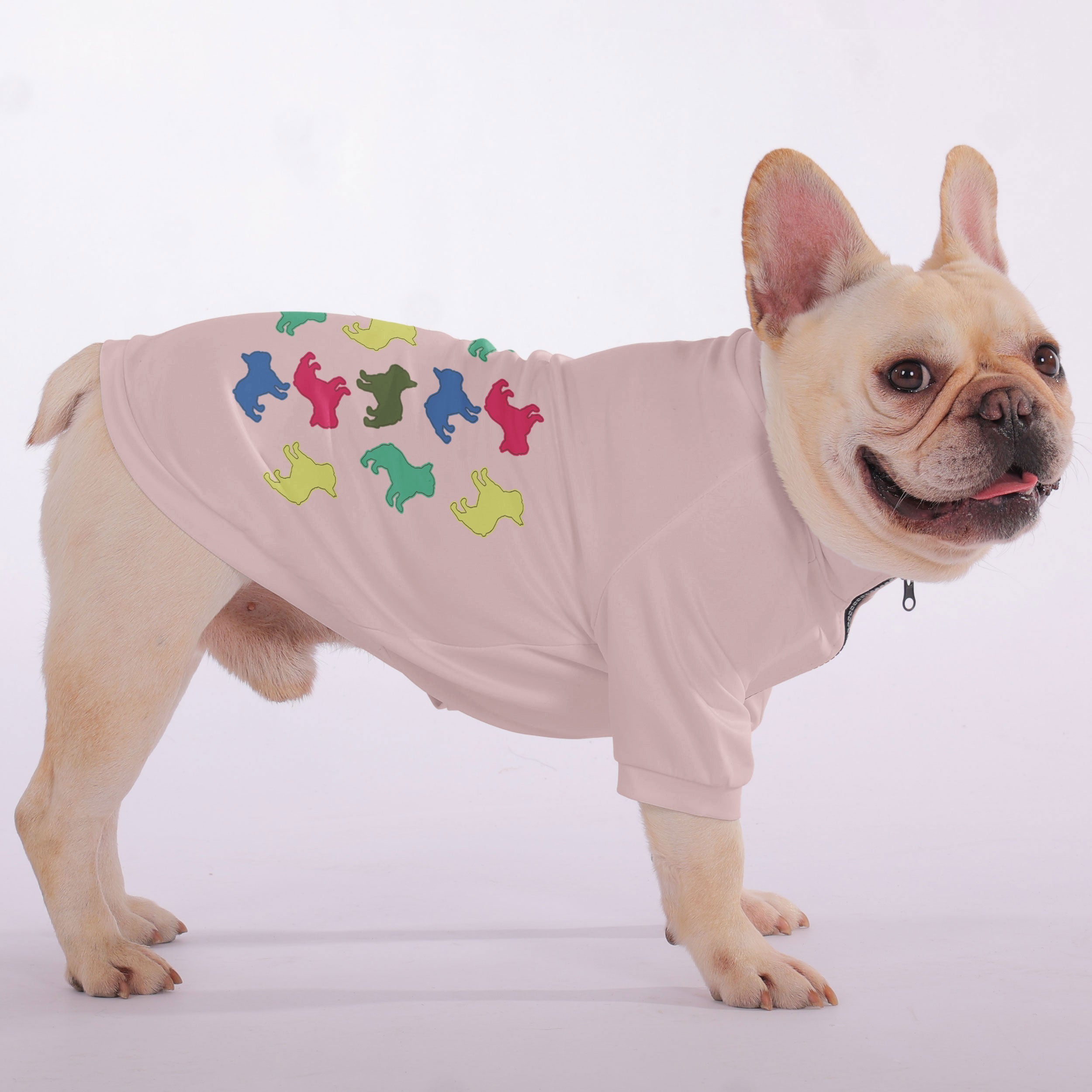Stormy - Snuggly Zip-Up Sweatshirt for French Bulldogs