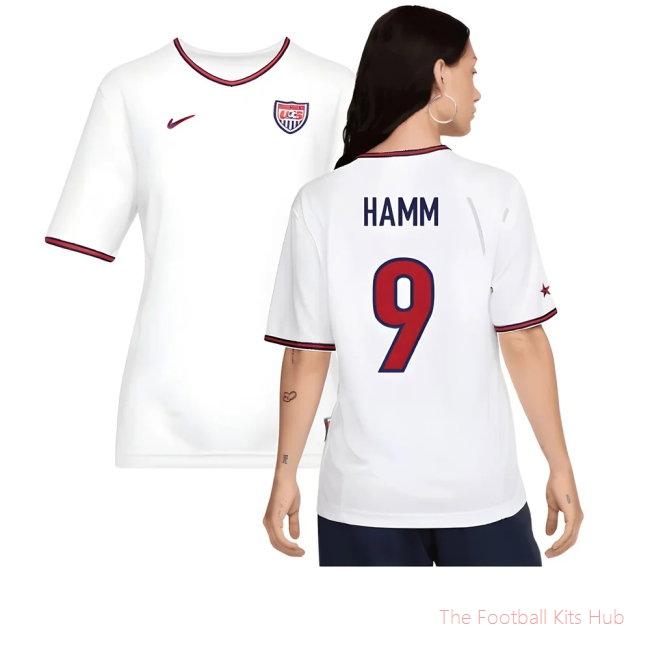 USWNT USA 1999 Reissue Home Shirt (Womens) (Hamm 9)