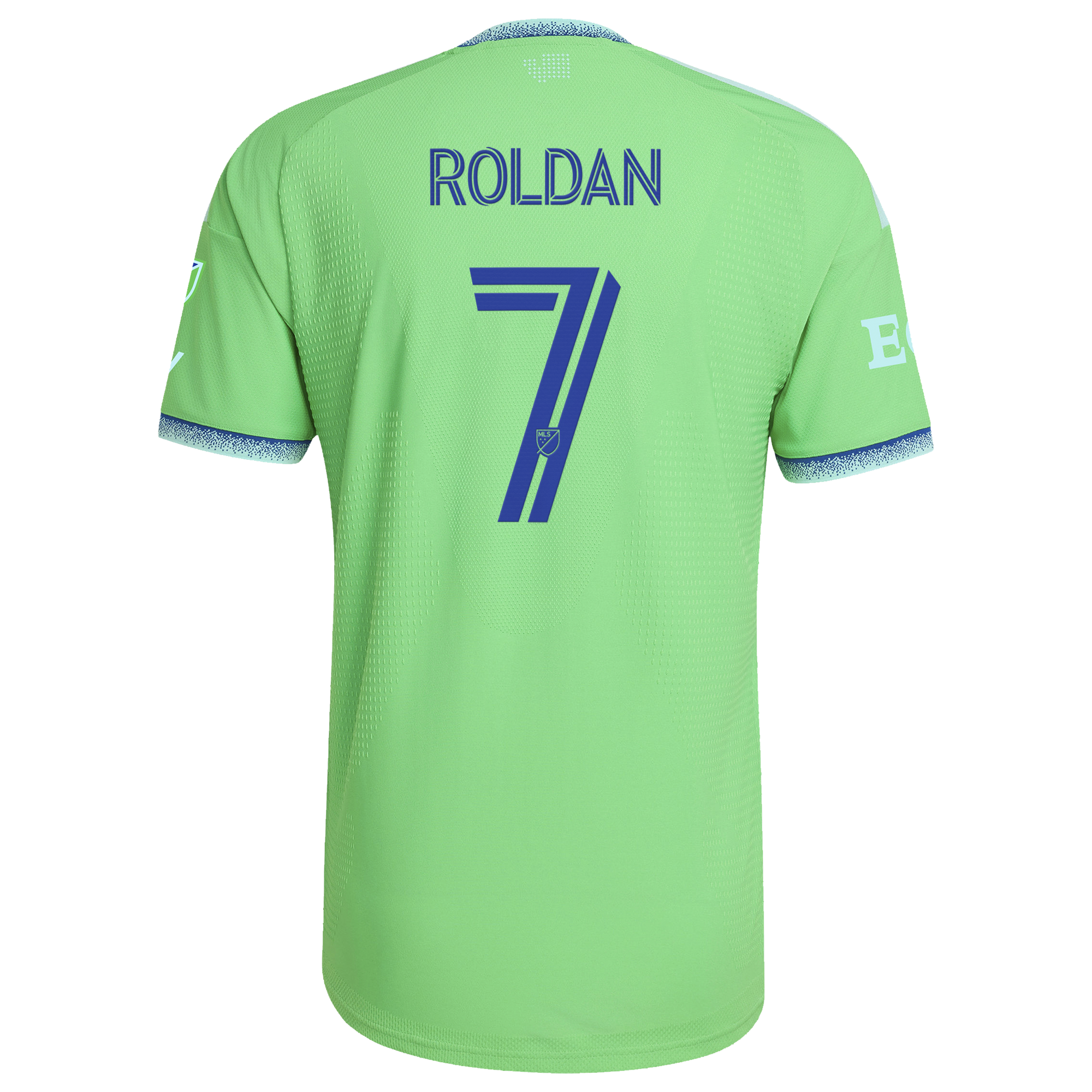 [SJH] Cristian Roldan Seattle Sounders FC 2026 The Evergreen State Kit On-Field Authentic Patch Jersey - Rave Green