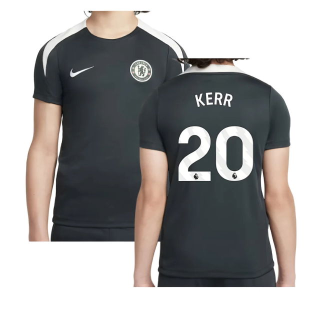 Passionate Chelsea Chelsea Strike Training Shirt Green Kids Kerr #...