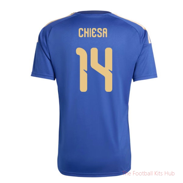2026-2027 Italy Home Fan Jersey (Chiesa 14)