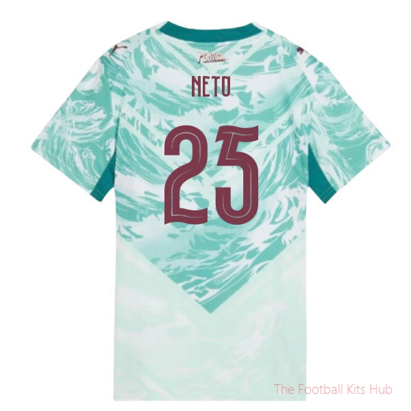 [SJH] 2026/27 Portugal Away Shirt (Womens) (Neto 25)