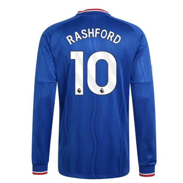 [DDJ] 2026 2027 Man Utd Long Sleeve Shirt Away Authentic Apparel (Rashford 10)