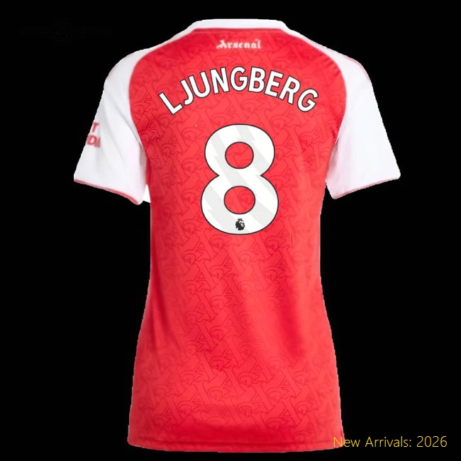 Refined Arsenal Womens Ljungberg Jersey 2025-2026 Moisture-wicking