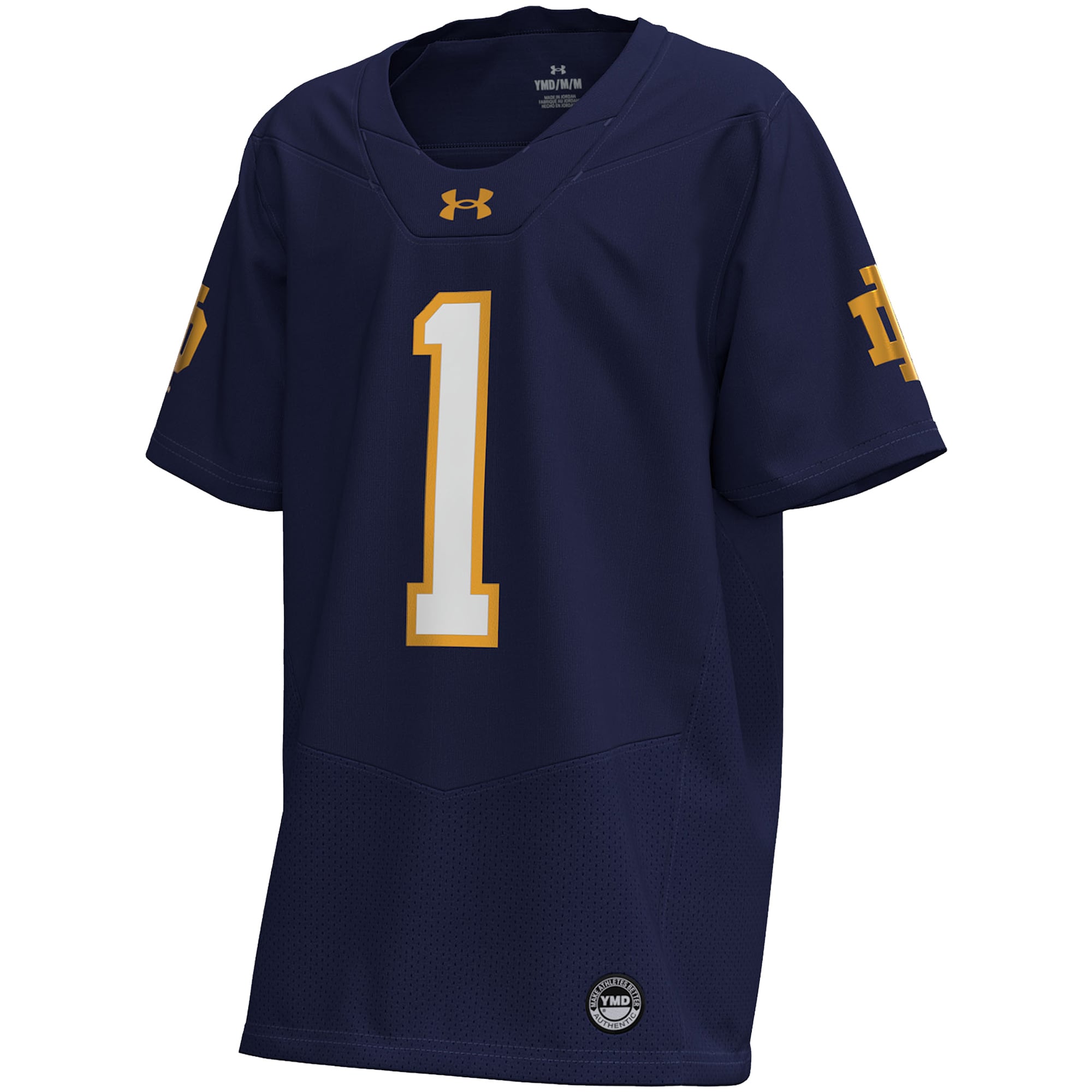 Youth Navy Notre Dame Fighting Irish Football Jersey