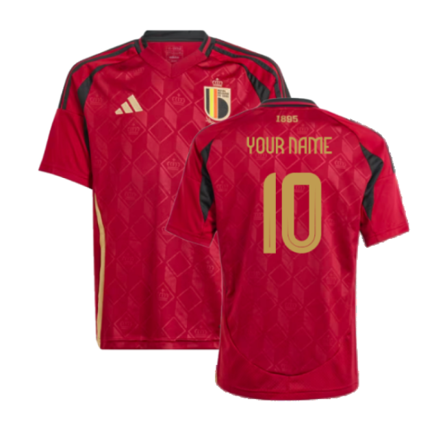 High-performance Belgium 2024-2025 Official Home Jersey