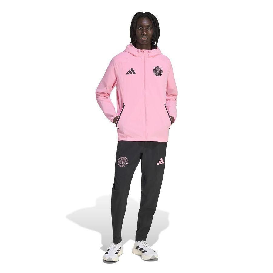 [EFKS] Inter Miami Windbreaker Tiro Travel FZ Bliss Pink/Black Apparel