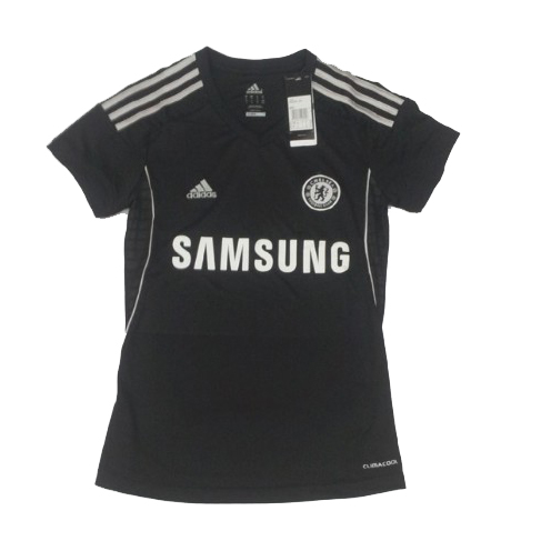 13-14 Chelsea Away Black Womens Jersey Shirt - Official Replica 1165