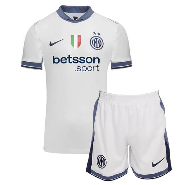KIDS INTER MILAN 2425 AWAY KITShirtShorts - Official Replica 18163