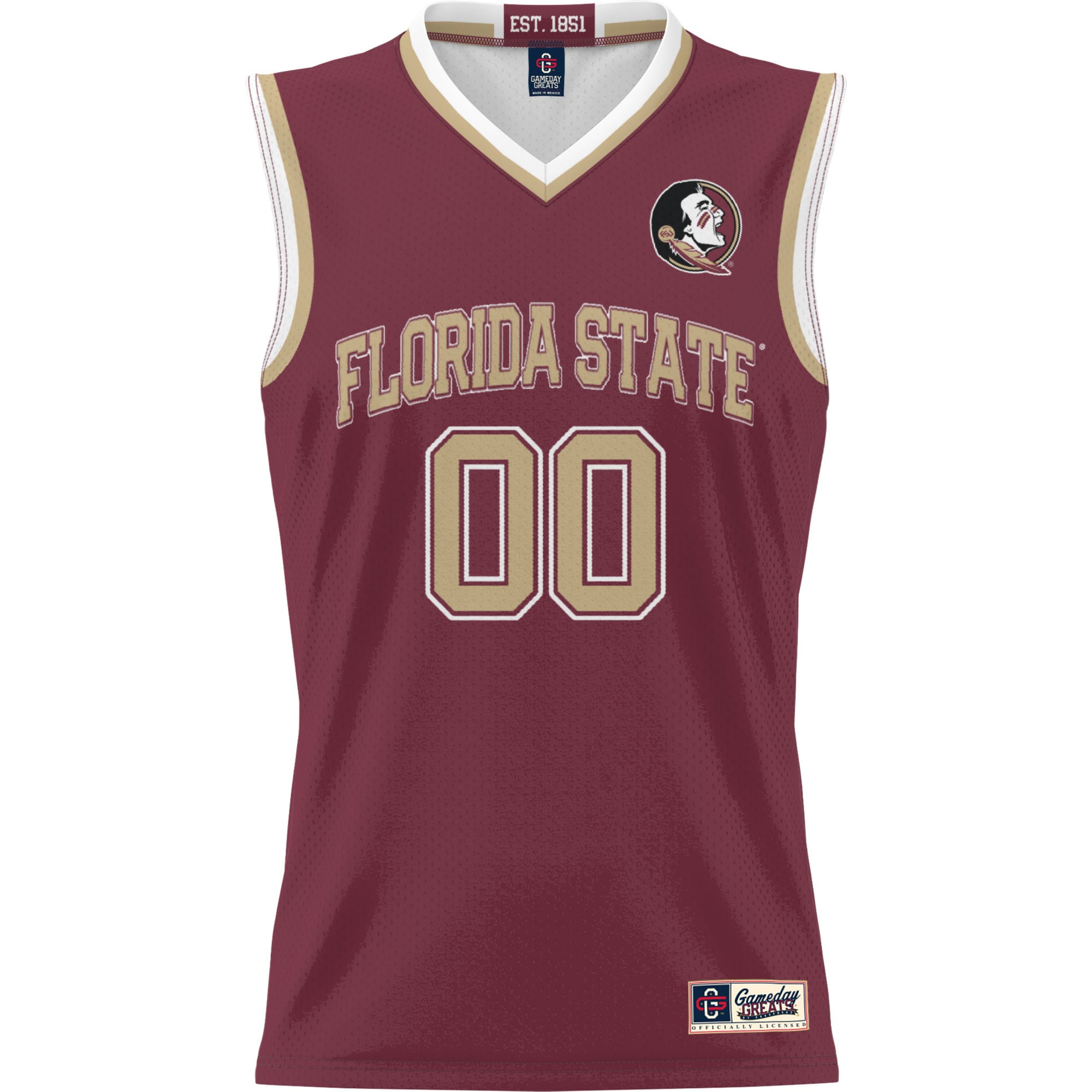[DDG] Florida State Seminoles GameDay Greats Youth NIL Pick-A-Player Lightweight Women's Basketball Jersey - Garnet