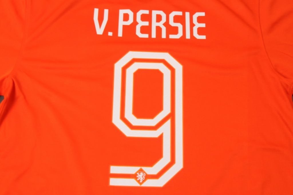 Elite Series Netherlands 201415 Home Soccer Shirt 9 VPERSIE