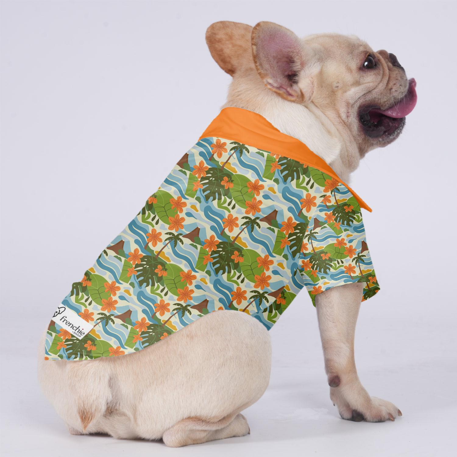 French Bulldog Nala Hawaiian Shirt For Frenchies Comfy Pet Product