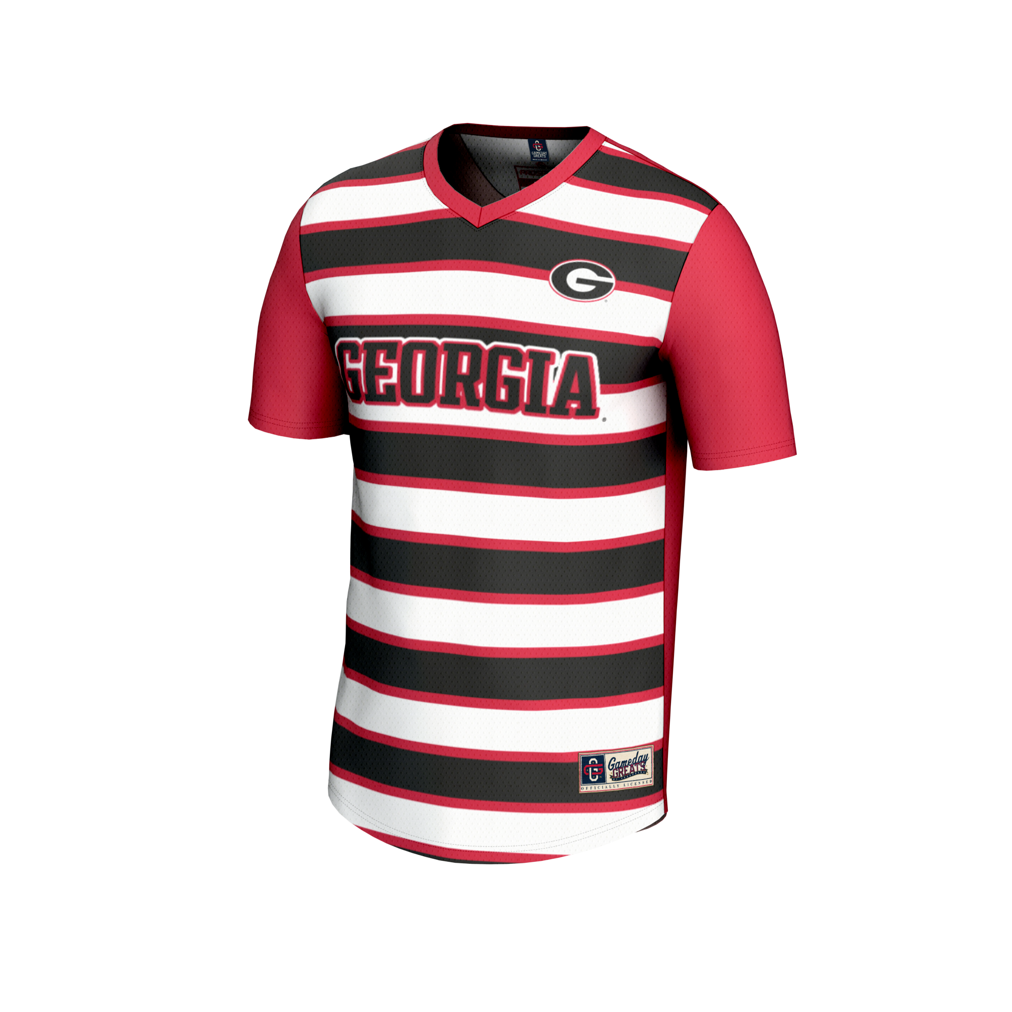 [DDG] Georgia Bulldogs GameDay Greats Unisex NIL Pick-A-Player Collegiate Women's Soccer Lightweight Fashion Jersey - Red