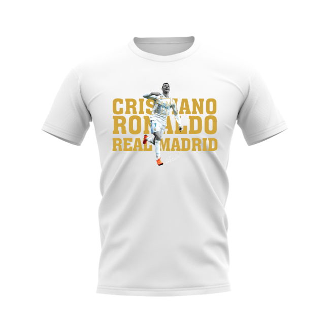 Cristiano Ronaldo Real Madrid Player Tee (White)