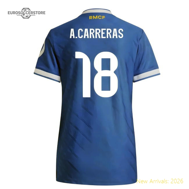 Real Madrid Third Pro Jersey Womens) (a.carreras Performance