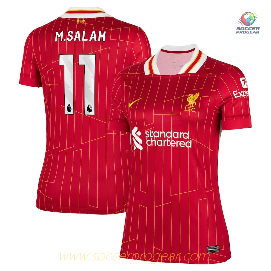 Liverpool Home Team Football Jersey 2024/25 Collection Ladies Salah