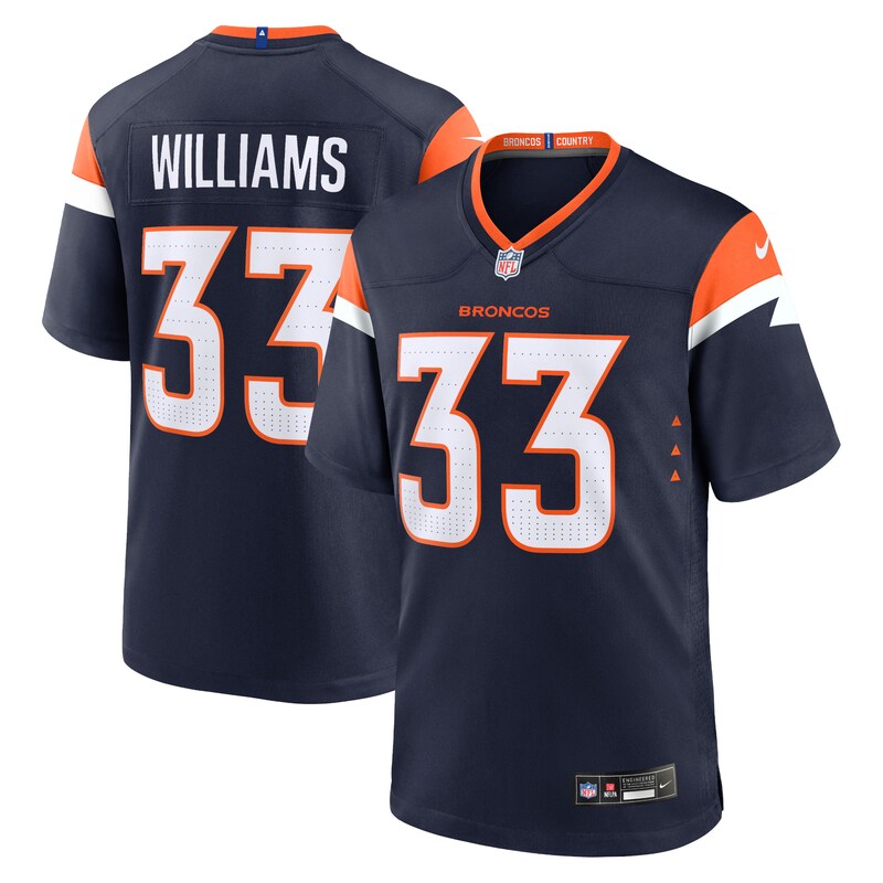 None Javonte Williams DEN Broncos Iconic High-Quality Jersey