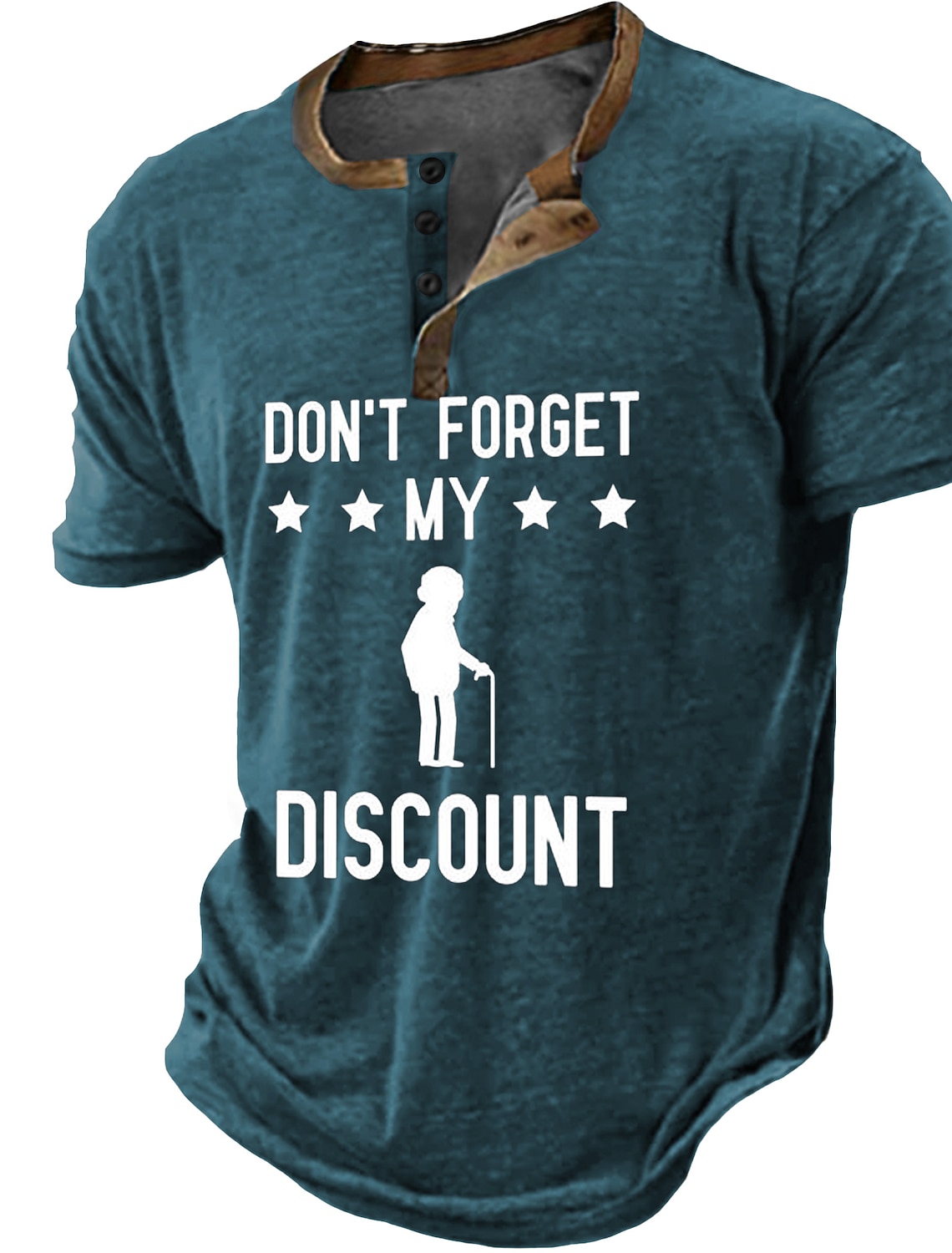 Men's Short Sleeve Graphic T-Shirt with Funny Aging Quote: 