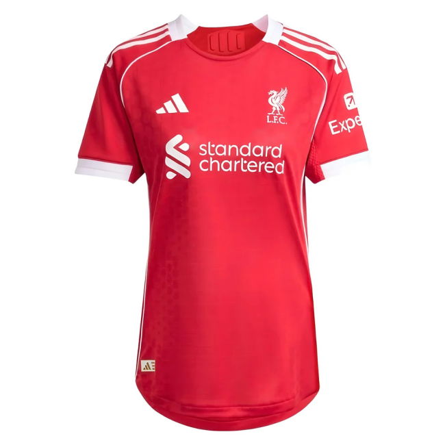 2025-2026 Liverpool Authentic Home Shirt (Womens) (Your Name)