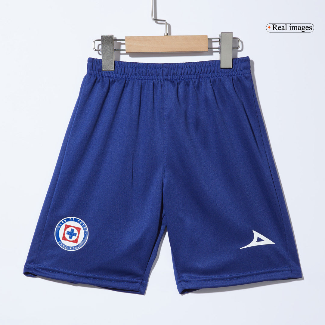 Kid's Cruz Azul Third Away Soccer Jersey Kit(Jersey+Shorts) 2024/25Aut