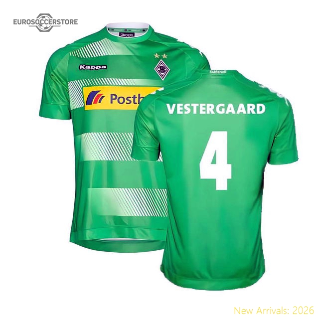 Supporter Borussia Monchengladbach 2016-18 Away Shirt ((Very Good) Xl) (Vestergaard