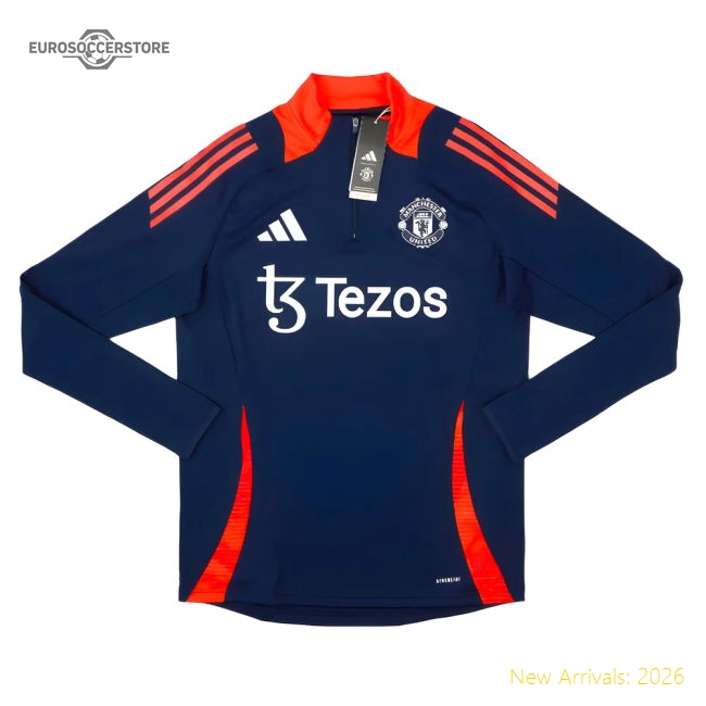 Official High-Quality 2024-2025 Man Utd Wind Top Night Indigo