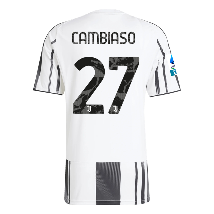 Juventus Cambiaso 2025-2026 Ser Home Jersey – Authentic Shirt