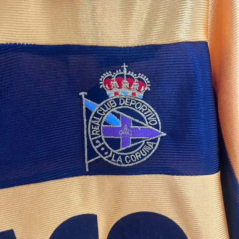 Cheap 1999-2000 Real Club Deportivo de La Coruña Second retro kit