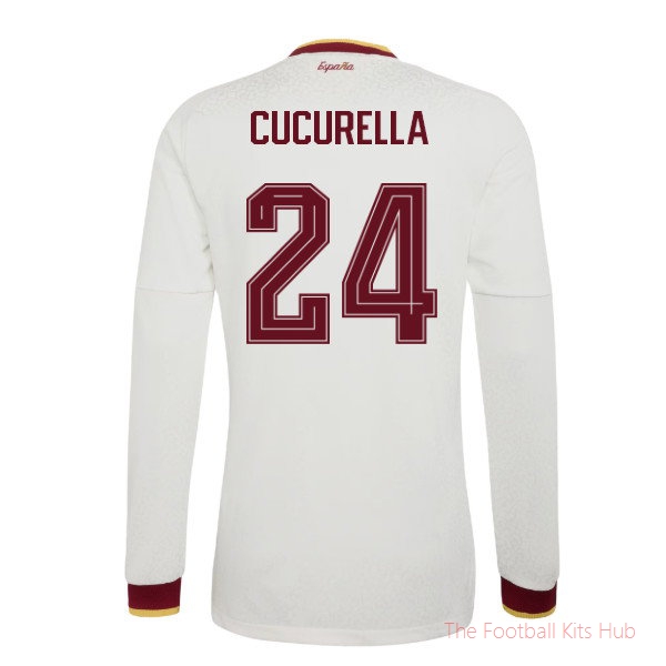 [LK] 2026/27 Spain Authentic Long Sleeves Away Shirt (Cucurella 24)