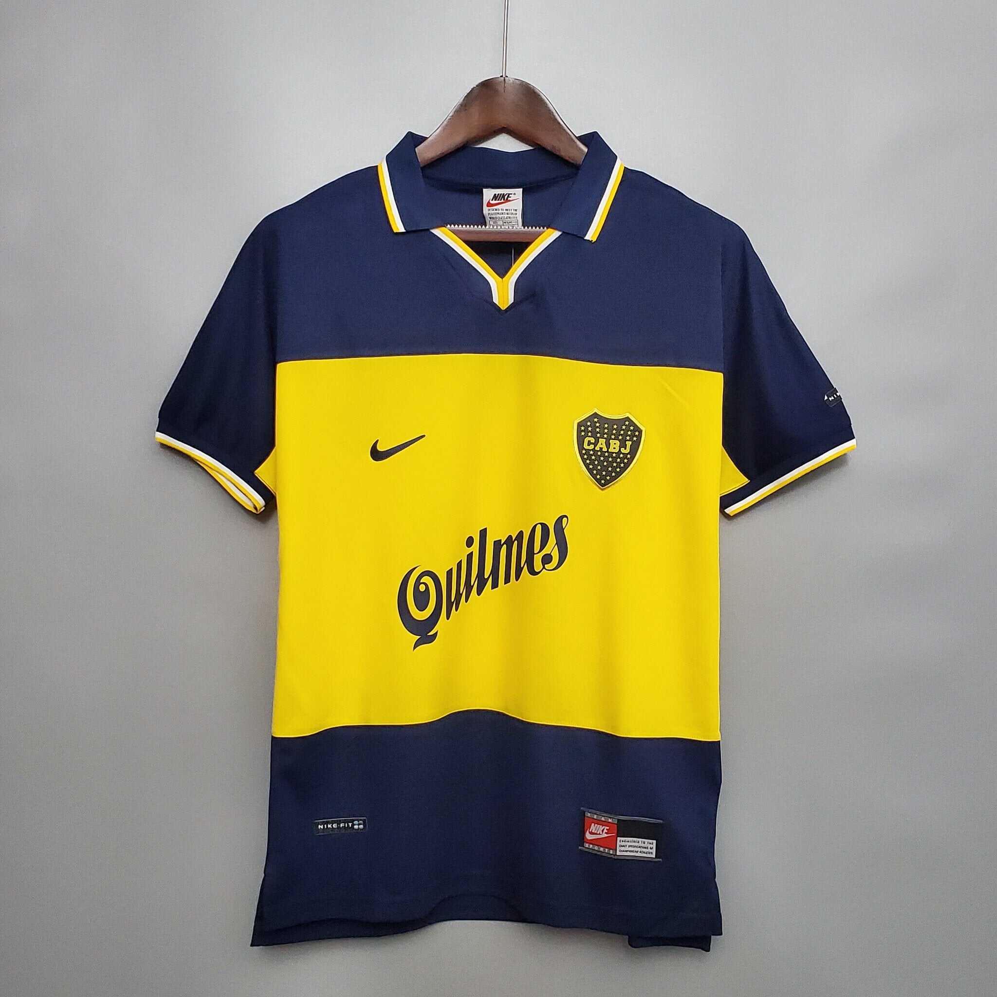 Cheap 1999 Boca Junior Home retro kit