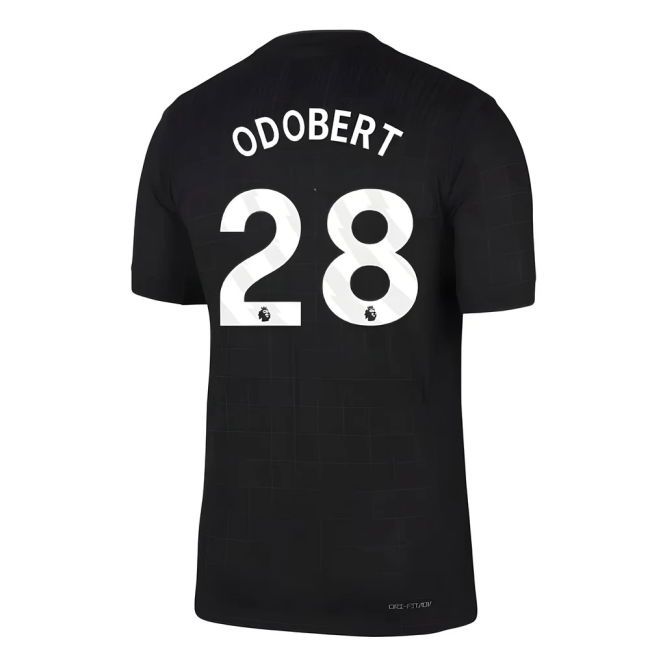 2025-2026 Tottenham Authentic Away Kit (Odobert 28)