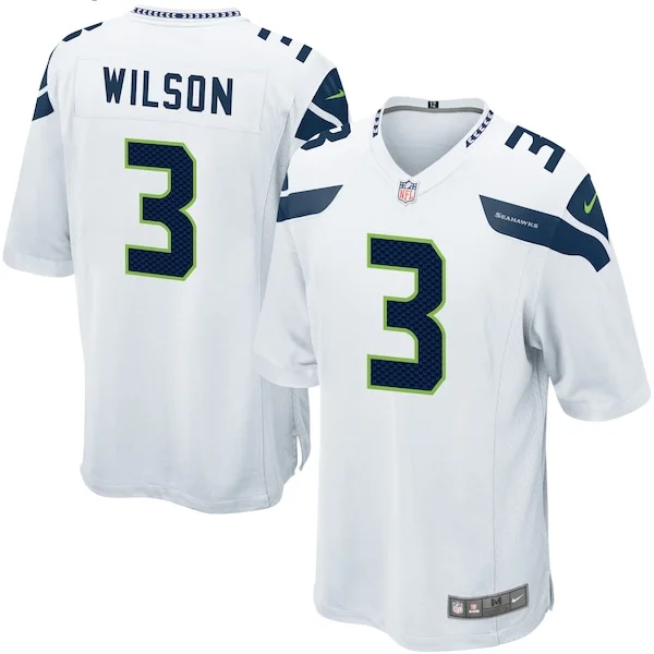Seattle Seahawks Game NFL Jersey - White | Official Football Apparel