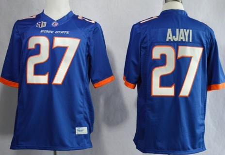 Men's None #27 Jay Ajayi Blue 2013 official licensed premium Jersey