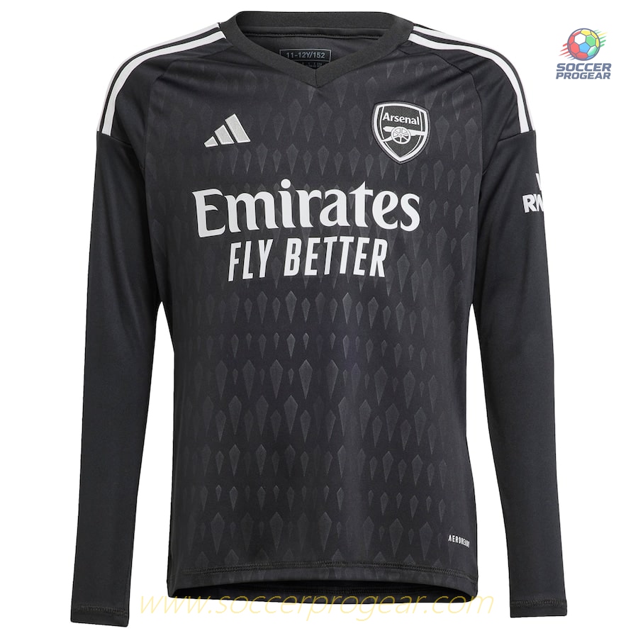 Arsenal Home Soccer Shirt 2023 2024 Goalkeeper Long-Sleeve