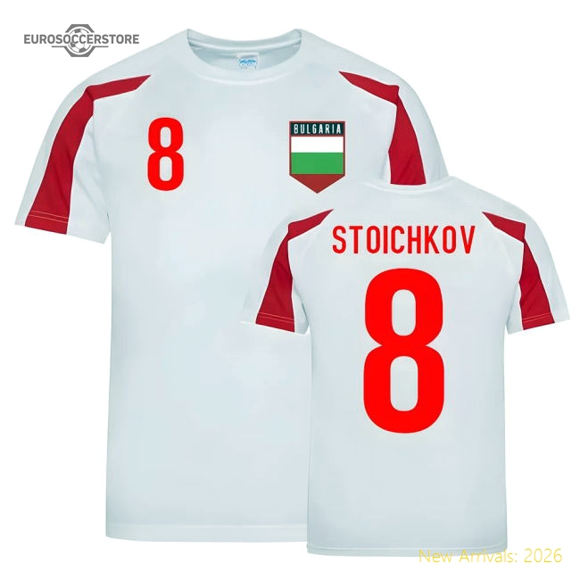 Hristo Stoichkov Bulgaria Sports Training Supporter Kit Jersey
