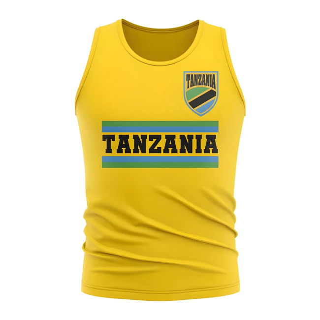 Climate-Control Tanzania Core Football Country Sleeveless Tee (Yellow)