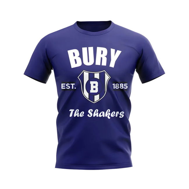 Bury Established Football T-Shirt (Navy) | Fan Favorite