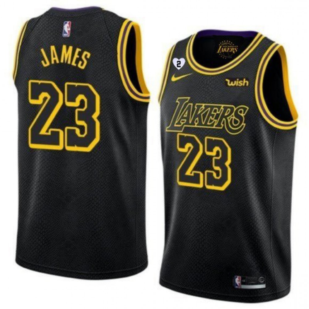 Official Jersey Los Angeles Lakers LeBron James23 Black - - Must-Have Jersey