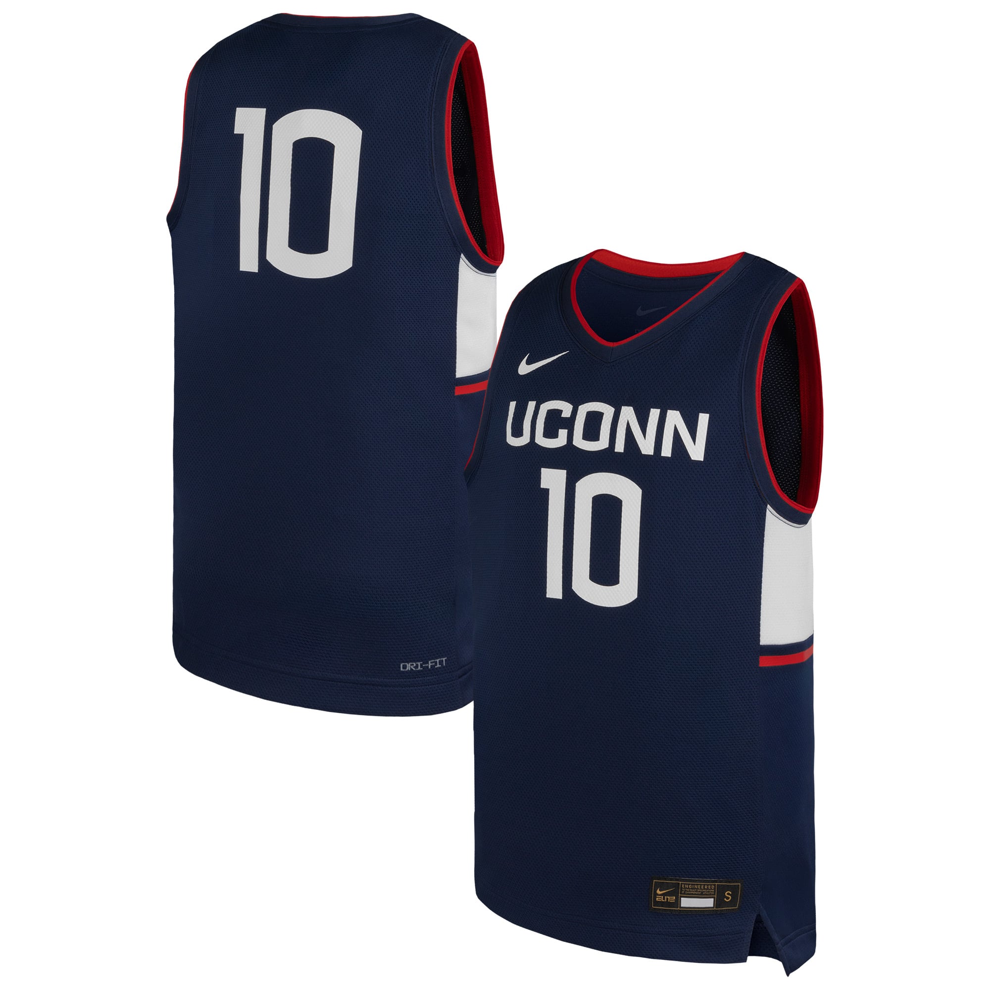 #10 UConn Huskies Jordan Brand Youth Replica Basketball Jersey - Navy