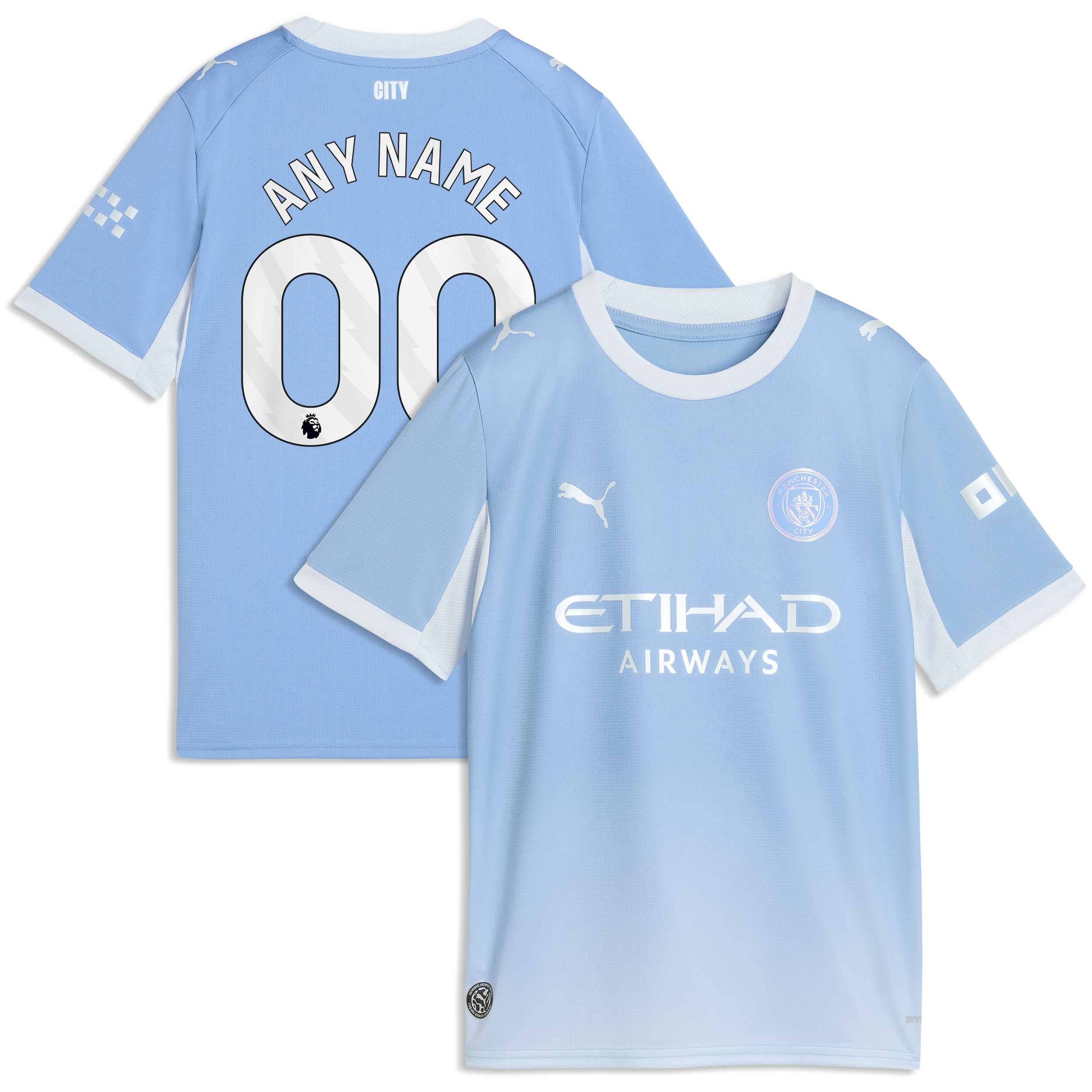 [SJH] Manchester City Youth 2026/27 Home Replica Custom Jersey - Light Blue