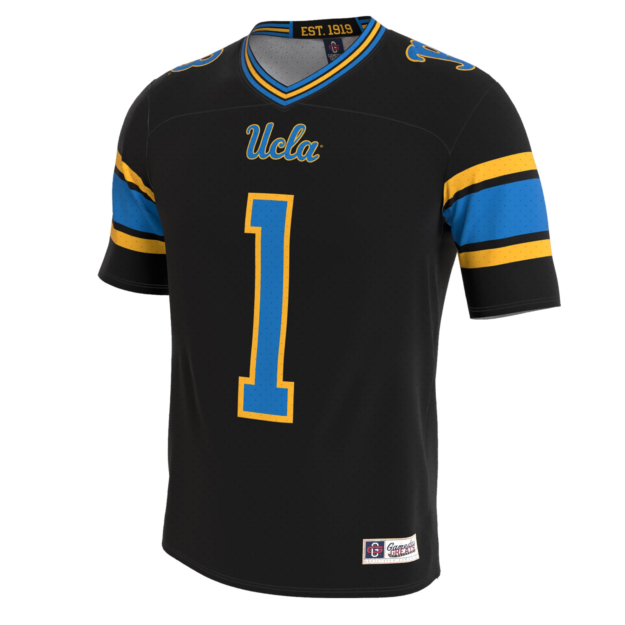 [DDG] UCLA Bruins GameDay Greats Youth Lightweight Collegiate Football Blackout Fashion Jersey