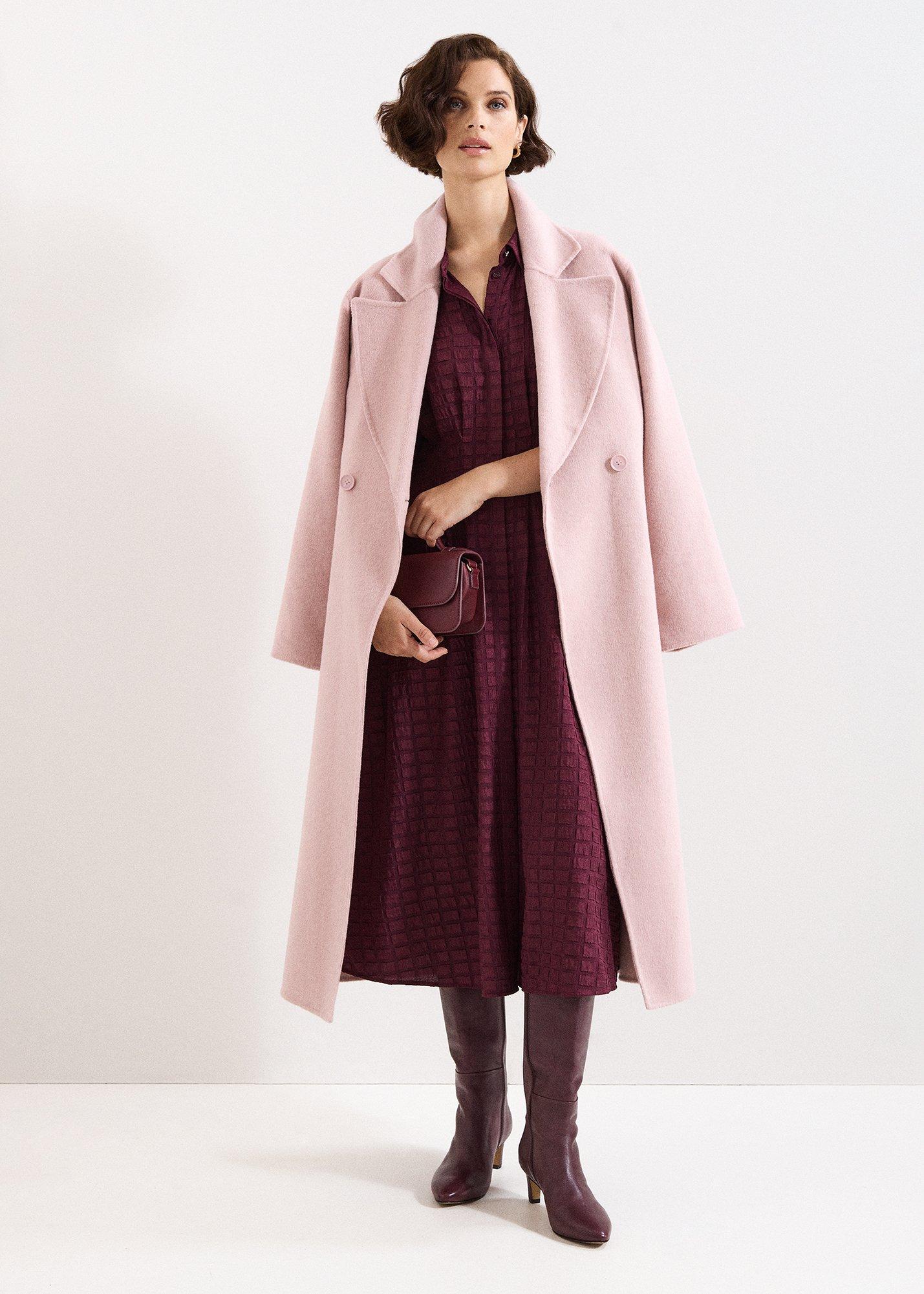 Petite Yasmine Textured Midi Dress