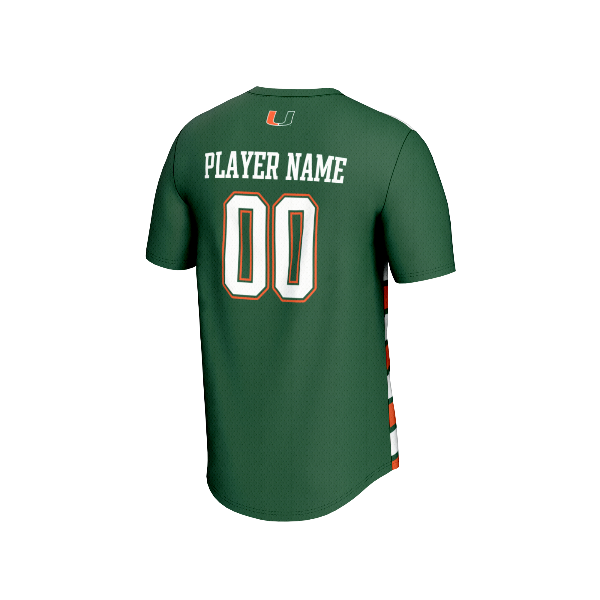 [NJP] Miami Hurricanes GameDay Greats Youth NIL Pick-A-Player Collegiate Women's Soccer Lightweight Fashion Jersey - Green