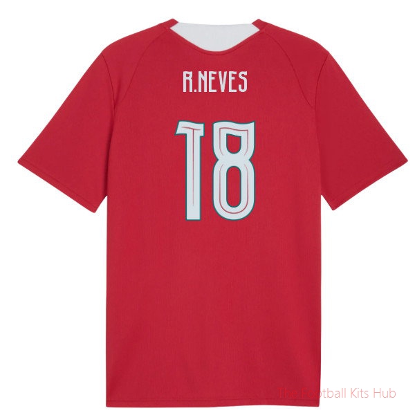 2026-2027 Portugal Training Jersey (Red) (R.Neves 18)