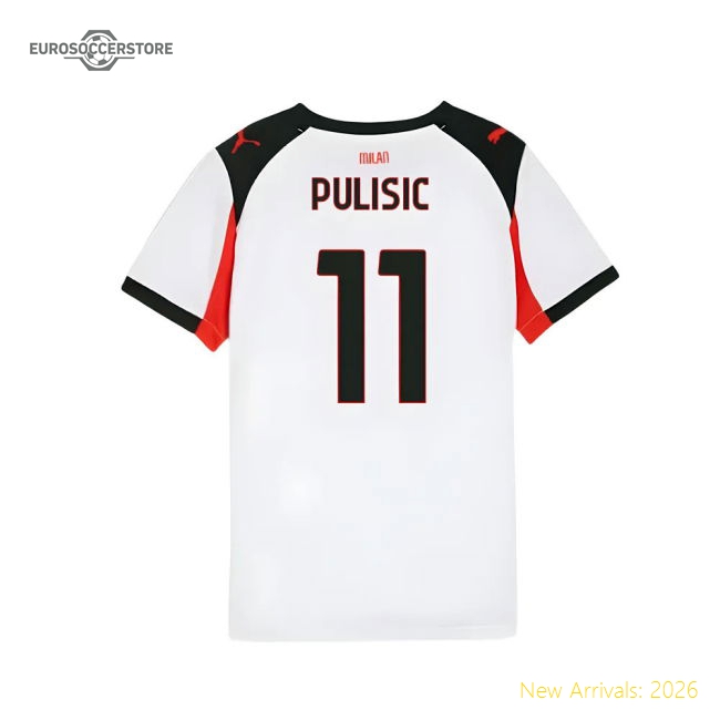 Kid-approved Football Team Kids Pulisic Jersey 2025-2026 Quick-dry