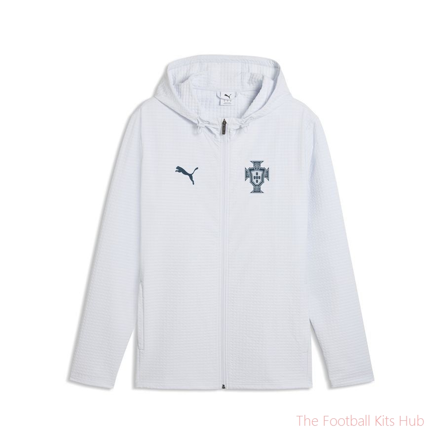 Portugal Training Jacket Softshell World Cup 2026 - Silver Mist/Ocean Tropic