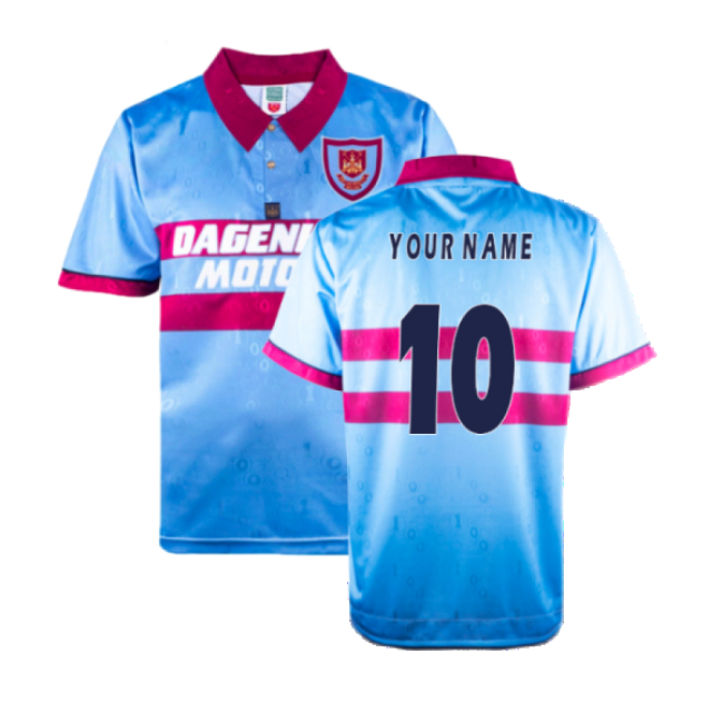 1995-1997 West Ham Pony Reissue Centenary Away Shirt (your Name)